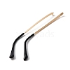 2Pcs Alloy Eyeglasses Arm FIND-WH0128-29G-1