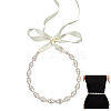 Metal Full Crystal Rhinestone Horse Eye Bridal Waist Belts for Wedding Dress AJEW-WH20080-65A-S-1