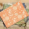 12Pcs Retro Flower Pattern Scrapbook Paper PW-WG88922-01-2