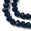 Opaque Solid Color Glass Beads Strands EGLA-A034-P6mm-D16-3