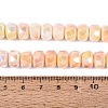Anti-Tarnish Electroplate Glass Beads Strands GLAA-T025-10mm-11D-2