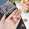 Beebeecraft 10Pcs Natural Red Agate Dyed Pendants G-BBC0001-37B-3