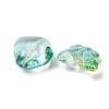 Two Tone Transparent Acrylic Beads OACR-Z041-15-3