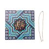 Eid Theme Density Board Wooden Wall Ornament Doorplate Pendants HJEW-C004-01B-2