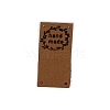 Handmade Microfiber Leather Labels PW-WGFBE95-07-1