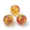 Resin Imitation Amber Beads LS-X-RB660Y-8mm-2-1
