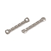 304 Stainless Steel Connector Charms STAS-Q323-09P-2