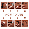 AHADERMAKER DIY Bolo Tie Making Kit DIY-GA0006-13-3