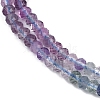 Gradient Color Natural Colorful Fluorite Beads Strands G-F778-A01-02-5