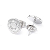 Non-Tarnish 304 Stainless Steel Stud Earring Finding X-EJEW-I285-28P-2