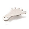 201 Stainless Steel Charms STAS-C017-08P-3