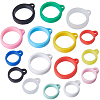 CRASPIRE 32Pcs 16 Style Silicone Pendant SIL-CP0001-12-1