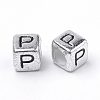 Plated Acrylic Beads PB43C9308-P-2