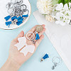 SUNNYCLUE DIY Blank Keychain Making Kit DIY-SC0023-80-3