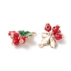 2Pcs Brass Enamel Pendants KK-YW0001-74-2