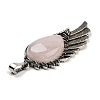 Natural Rose Quartz Big Pendants G-G112-02AS-13-2