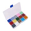 8/0 Round Glass Seed Beads Sets SEED-PH0007-01-3