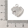 Rack Plating Brass Micro Pave Cubic Zirconia Pendants KK-I716-09P-3