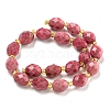 Natural Rhodonite Beads Strands G-N342-55-3