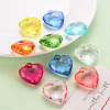 Transparent Acrylic Pendants TACR-T024-03B-6