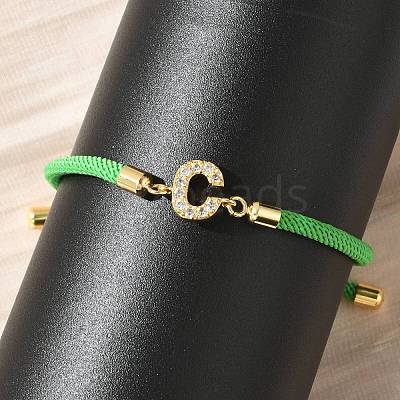 Adjustable Nylon Cord Bracelets BJEW-C096-01G-03-1