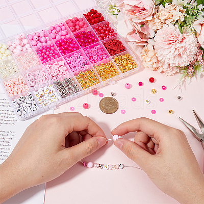 2220Pcs Handmade Polymer Clay CCB Beads Kits DIY-WH20001-56-1