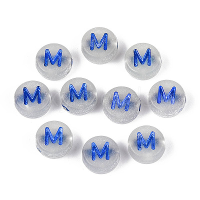 Luminous Frosted Acrylic Beads FACR-T008-02M-1