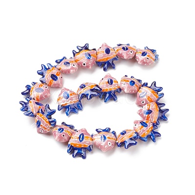 Handmade Porcelain Beads PORC-G002-54H-1