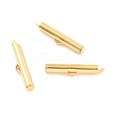 304 Stainless Steel Slide On End Clasp Tubes STAS-C044-08C-G-1