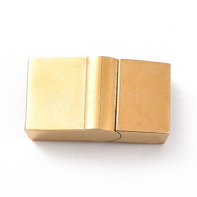 Ion Plating(IP)  316 Surgical Stainless Steel Magnetic Clasps with Glue-in Ends STAS-M297-03A-G-1