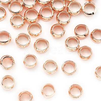 Brass Crimp Beads KK-S509-01RG-02-1