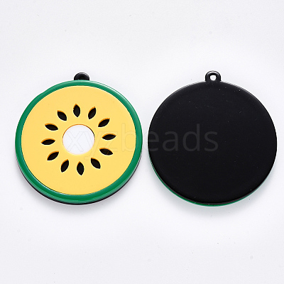 Cellulose Acetate(Resin)Pendants X-KY-R017-15B-1