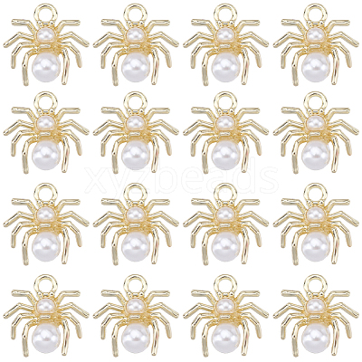 30Pcs Alloy Jewelry Acrylic Pendants FIND-SC0006-90-1
