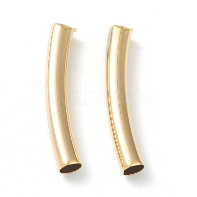 Brass Tube Beads X-KK-Y003-90C-G-1
