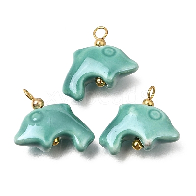 Handmade Porcelain Pendants PR-CBA0027-07G-1