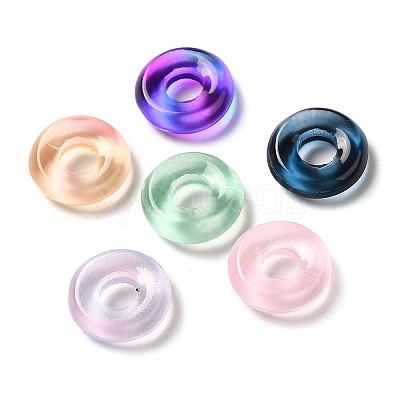 Transparent Glass European Beads GLAA-A012-03-1