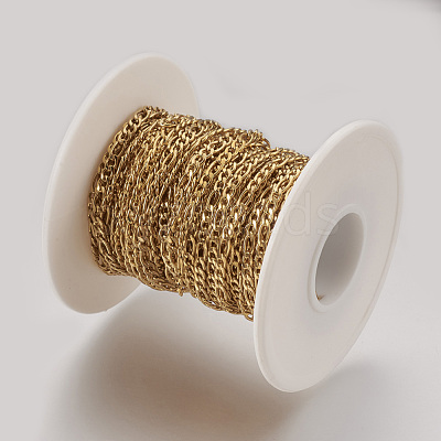 Ion Plating(IP) Handmade 304 Stainless Steel Figaro Chains STAS-P200-14G-1