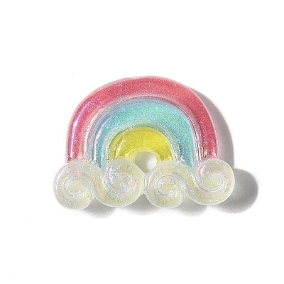 Summer Theme Opaque Resin Cabochons RESI-G106-01C-1