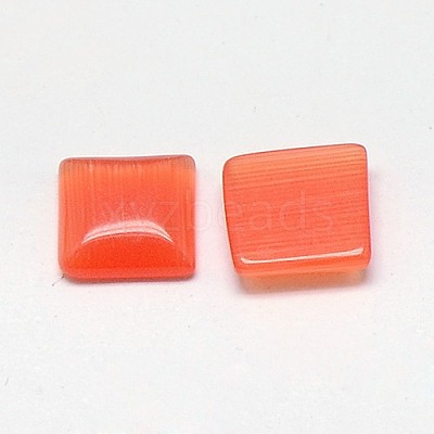 Cat Eye Cabochons CE-J006-10x10mm-01-1