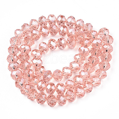 Electroplate Glass Beads Strands LS-EGLA-A034-T2mm-A34-1