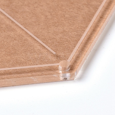 Acrylic Transparent Pressure Plate LS-DIY-WH0158-46D-1