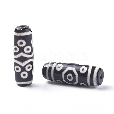 Tibetan Style 11-Eye dZi Beads X-TDZI-D008-11-1