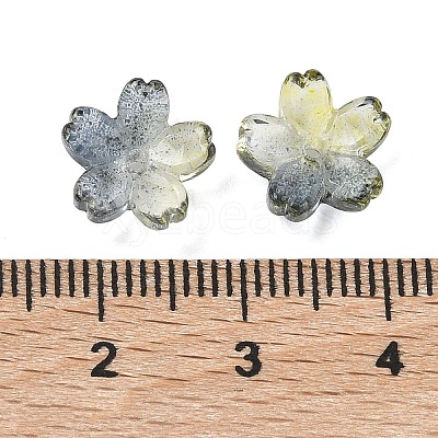 Dyed & Heated Glass Bead Caps GLAA-Z019-03H-1