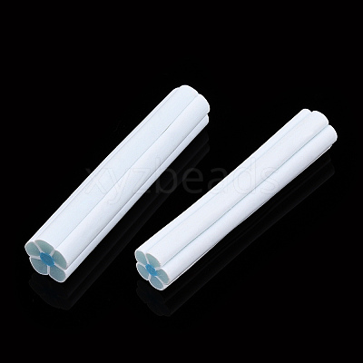 Luminous Handmade Five Petal Flower Polymer Clay Canes CLAY-T016-85-1