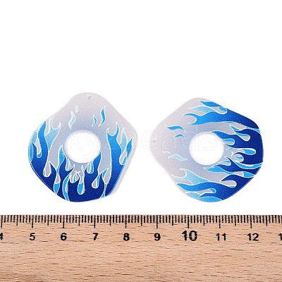 Printed Acrylic Pendants OACR-T028-08C-1