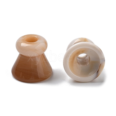 Two Tone Acrylic Beads OACR-S042-04F-1