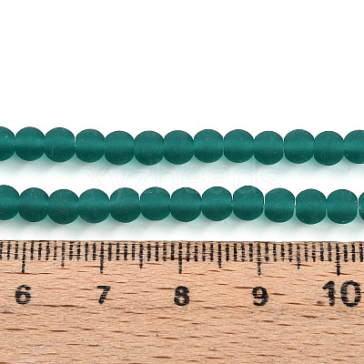 Transparent Glass Beads Strands GLAA-T032-T4mm-MD21-1
