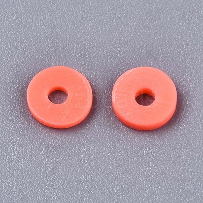 Handmade Polymer Clay Beads X-CLAY-Q251-6.0mm-72-1
