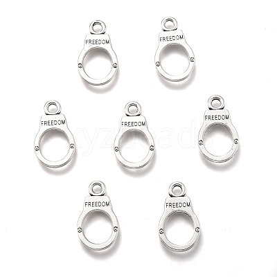 Tibetan Style Alloy Pendants TIBE-S323-082AS-RS-1