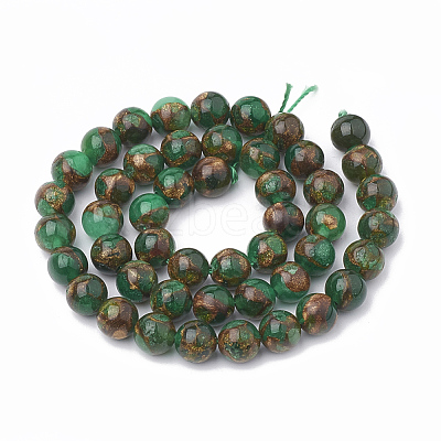 Natural Chalcedony Beads Strands G-S333-6mm-014F-1